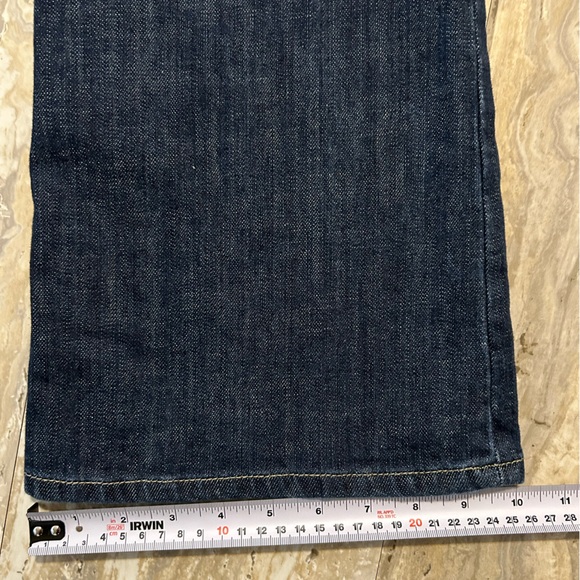 Ladies Gap Jeans Curvy Flare Dark Ink Wash. - Picture 10 of 11